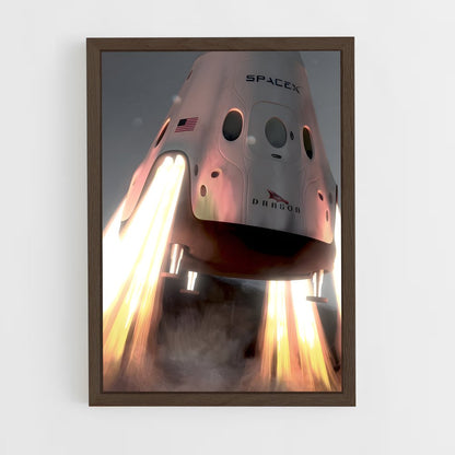 ap-spacex-21 cadre Bois foncé