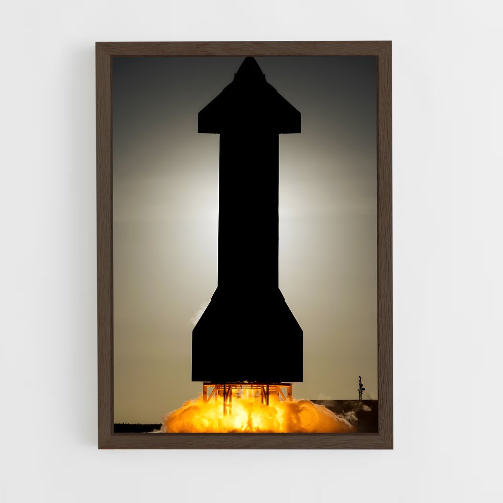 ap-spacex-22 cadre Bois foncé