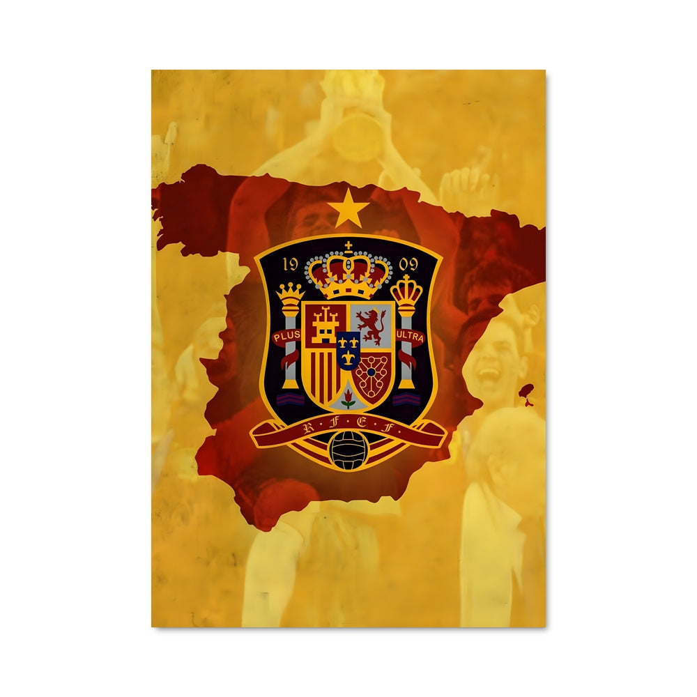 Poster Espagne en Cartographie