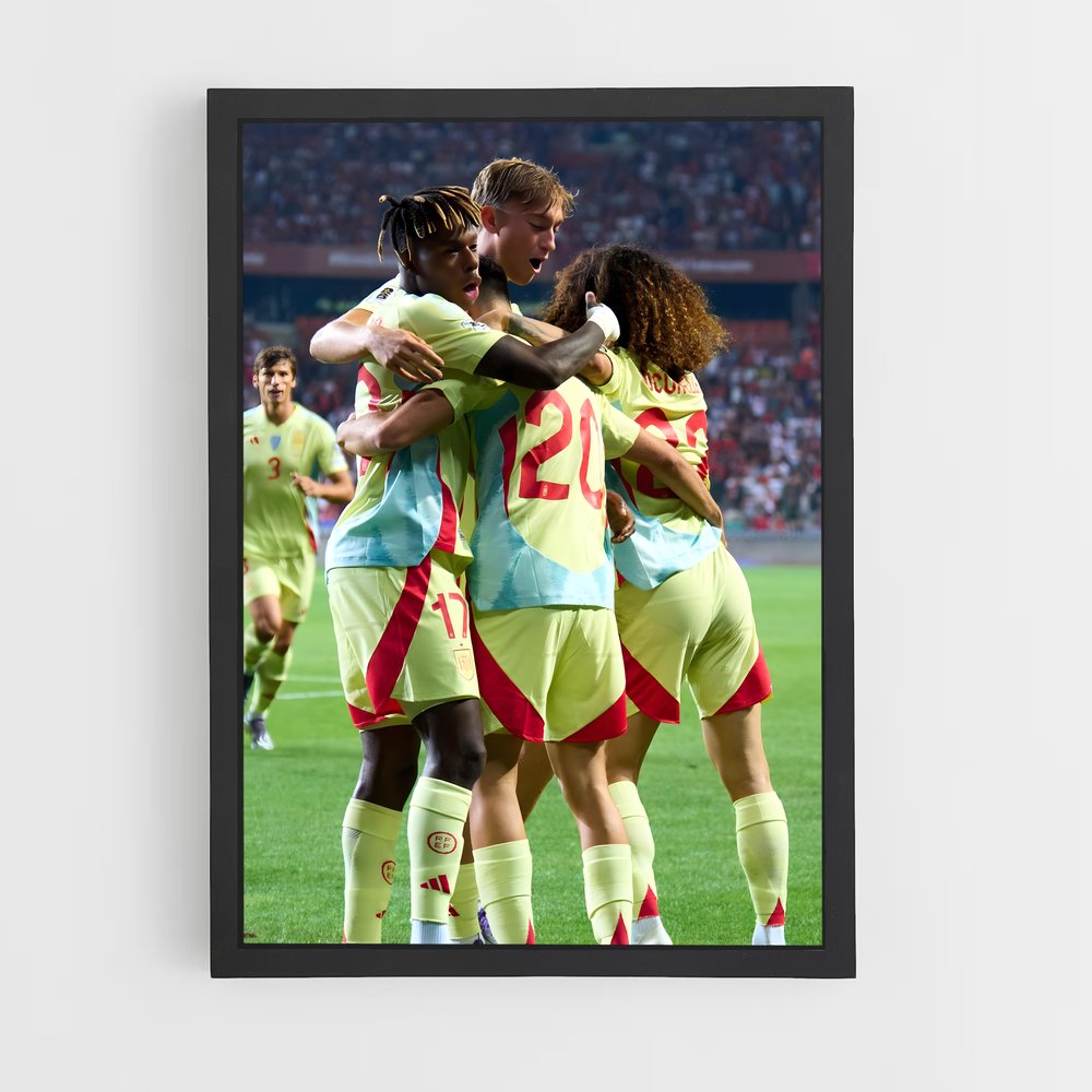 ap-spain national football team-10 cadre Noir