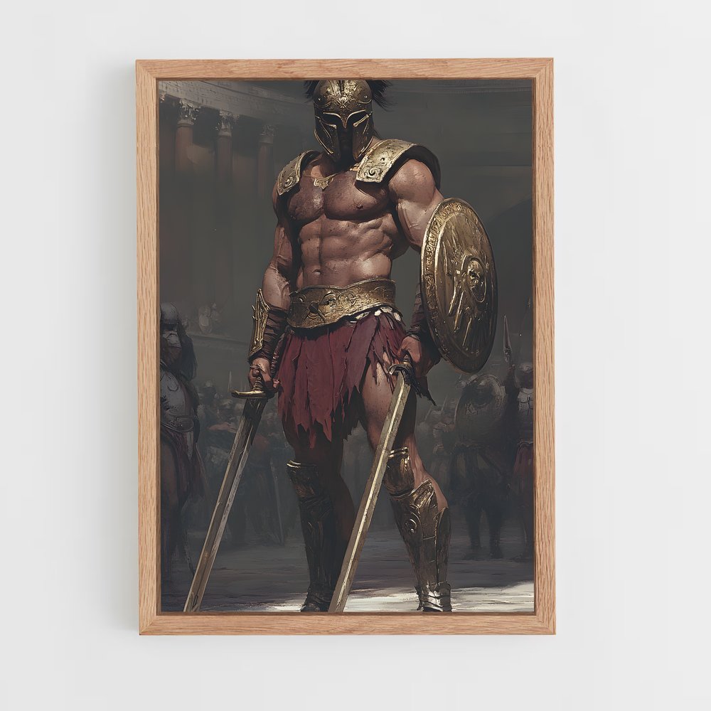 ap-spartan warrior-3 cadre Bois clair