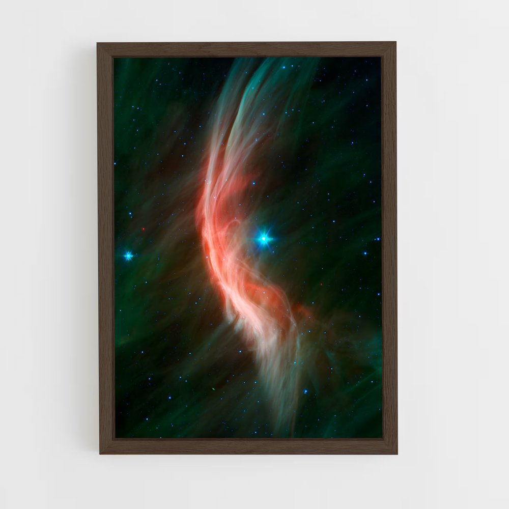 ap-spitzer telescope-2 cadre Bois foncé
