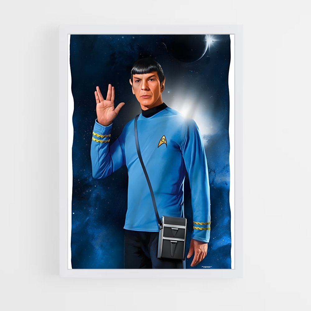 ap-spock star trek-2 cadre Blanc
