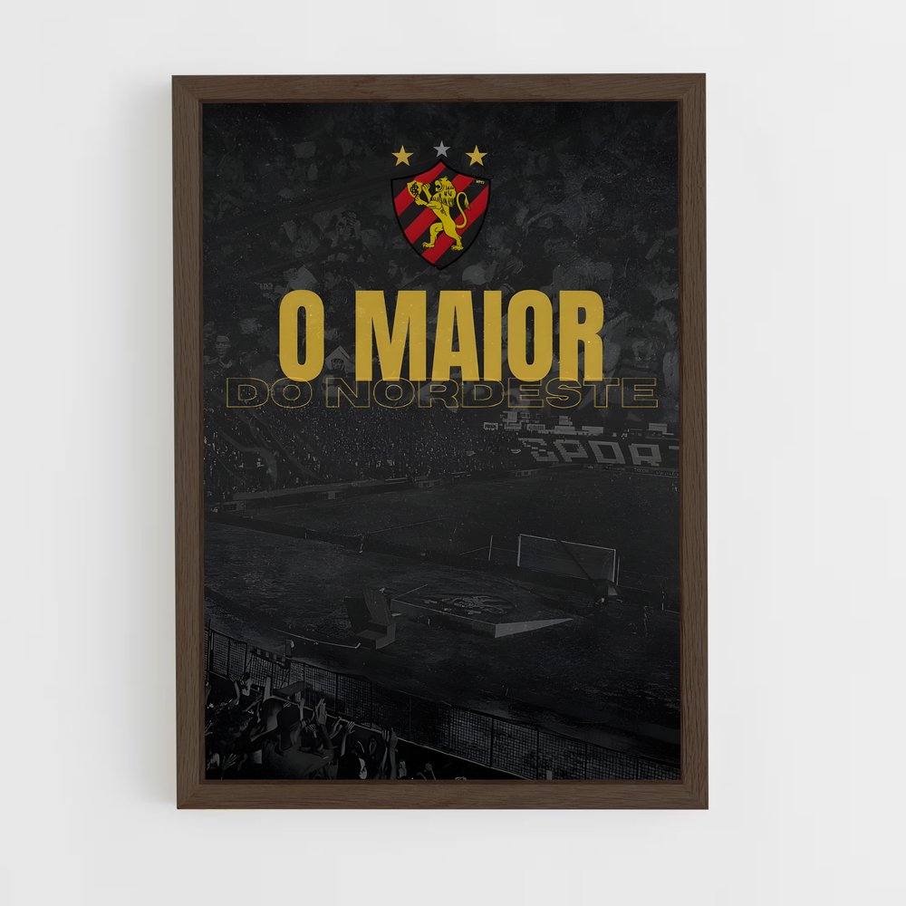 ap-sport club do recife-14 cadre Bois foncé