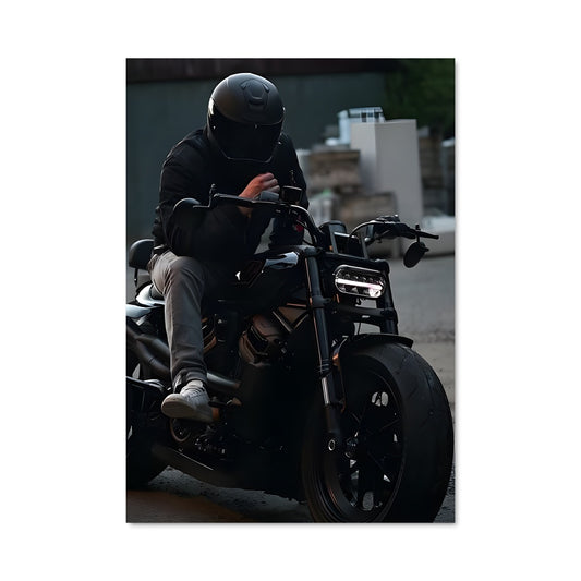 Poster Rider de l'Asphalte