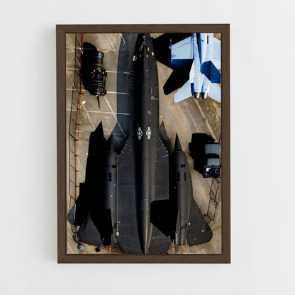 ap-sr-71 blackbird-1 cadre Bois foncé