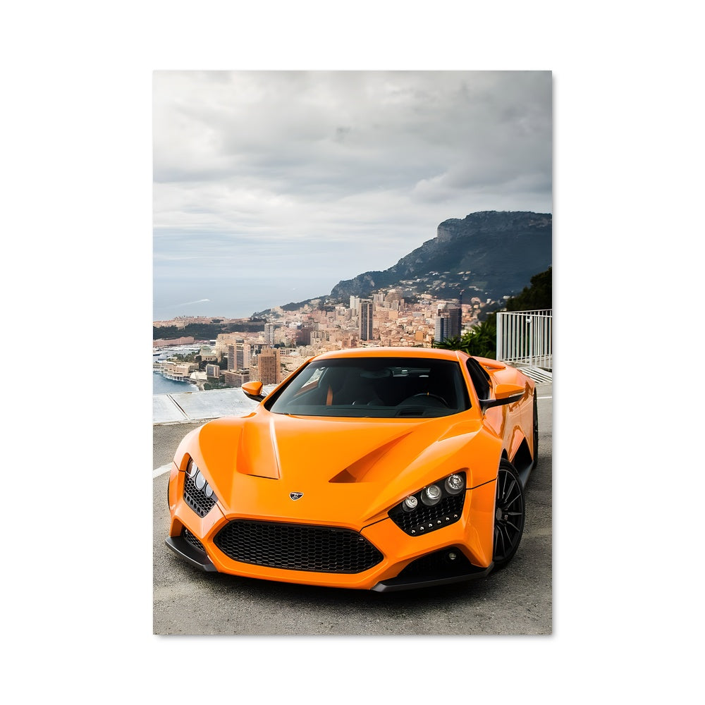 Poster Orange City Racer