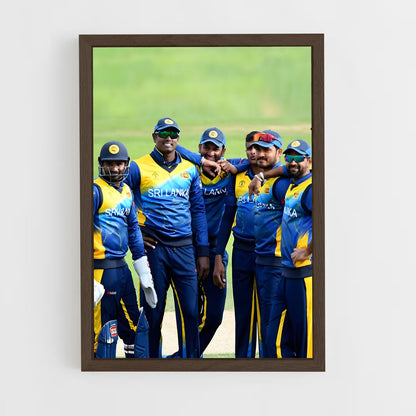 ap-sri lanka national football team-1 cadre Bois foncé