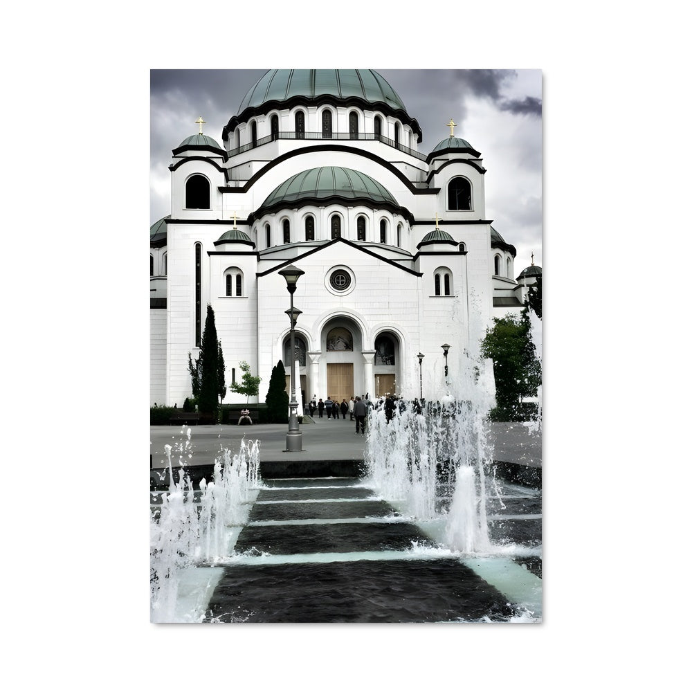 Poster Cathédrale de Belgrade