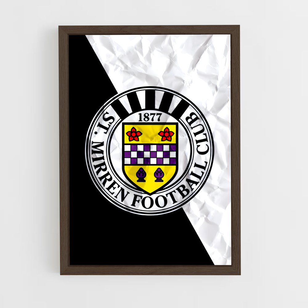 ap-st mirren fc-1 cadre Bois foncé