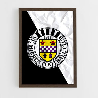 ap-st mirren fc-1 cadre Bois foncé