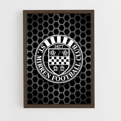 ap-st mirren fc-2 cadre Bois foncé