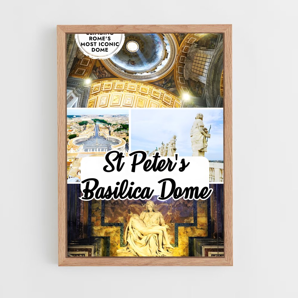 ap-st peters basilica-2 cadre Bois clair