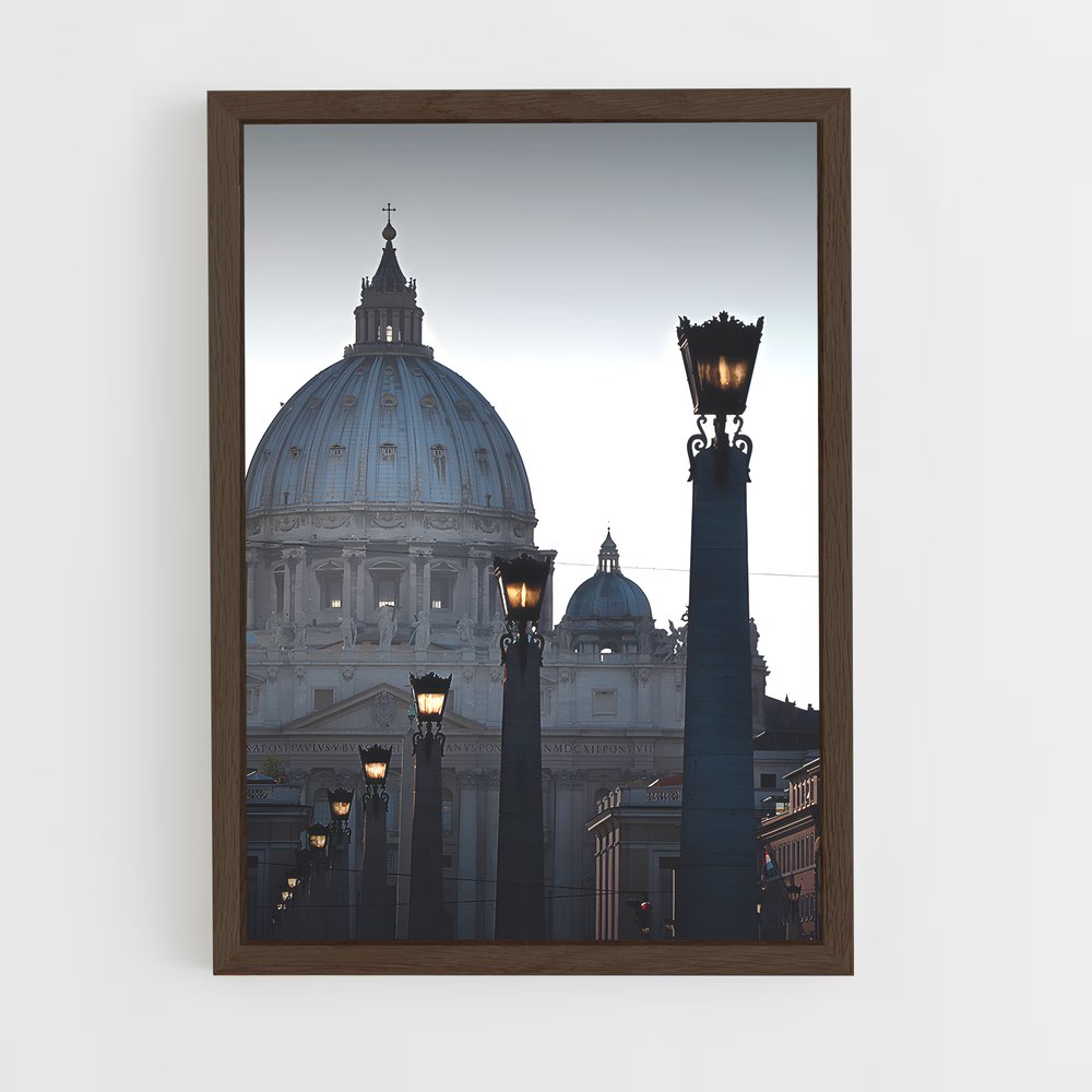ap-st peters square-8 cadre Bois foncé