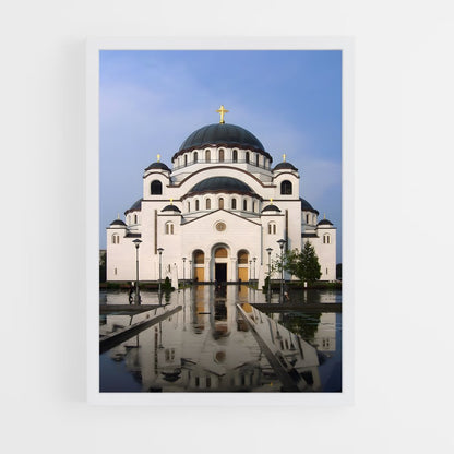 ap-st sava temple belgrade-4 cadre Blanc
