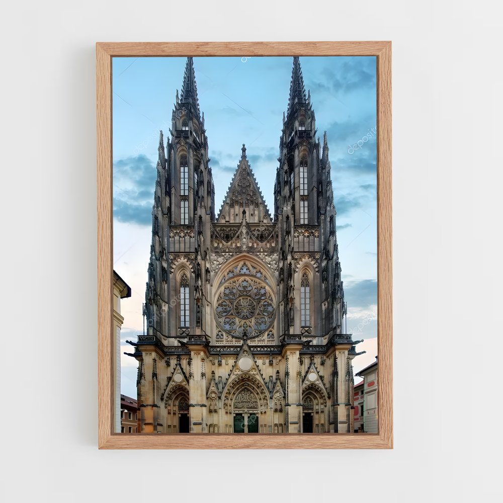 ap-st vitus cathedral-7 cadre Bois clair