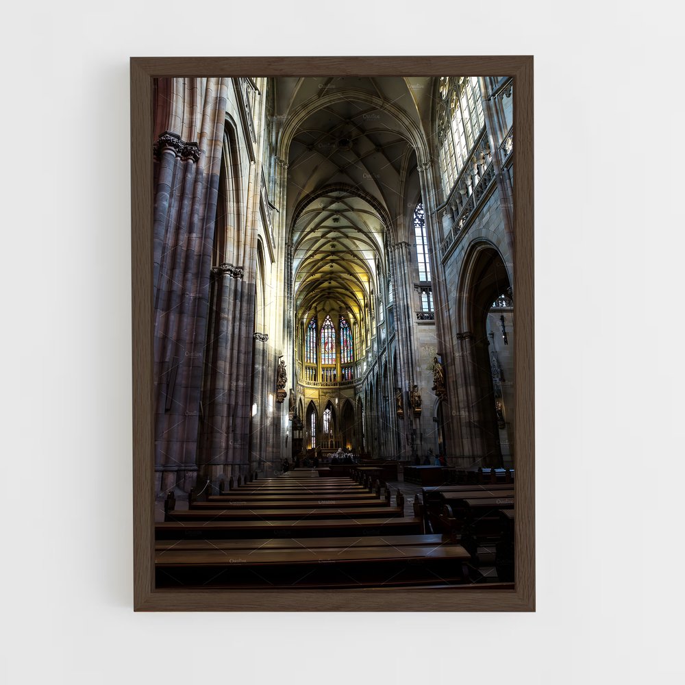 ap-st vitus cathedral-9 cadre Bois foncé