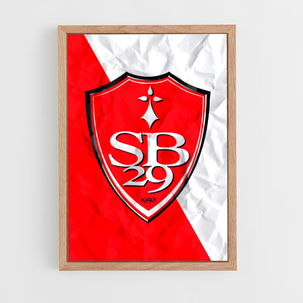 ap-stade brestois 29-1 cadre Bois clair
