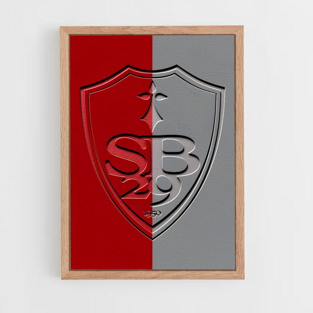 ap-stade brestois 29-5 cadre Bois clair