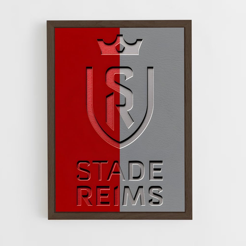 ap-stade de reims-5 cadre Bois foncé