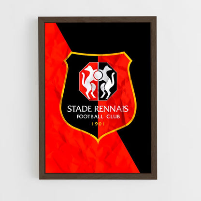 ap-stade rennais fc-1 cadre Bois foncé