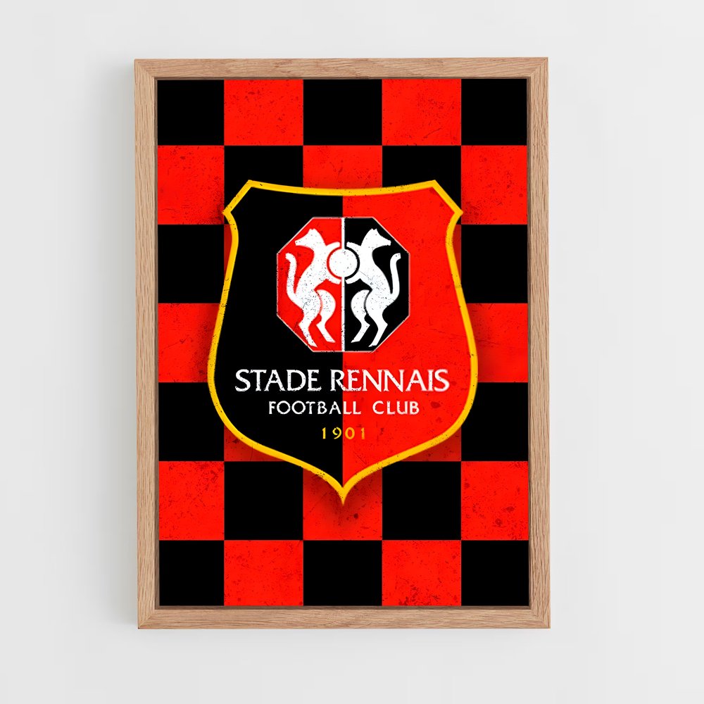 ap-stade rennais fc-10 cadre Bois clair