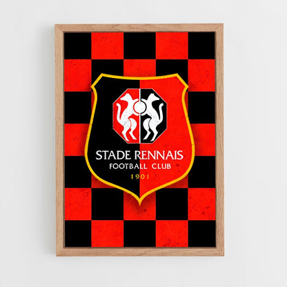 ap-stade rennais fc-10 cadre Bois clair