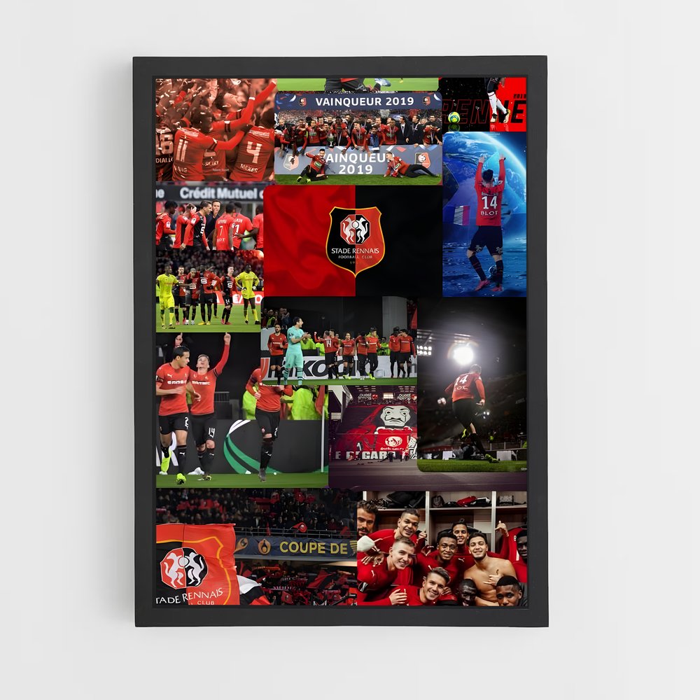 ap-stade rennais fc-13 cadre Noir