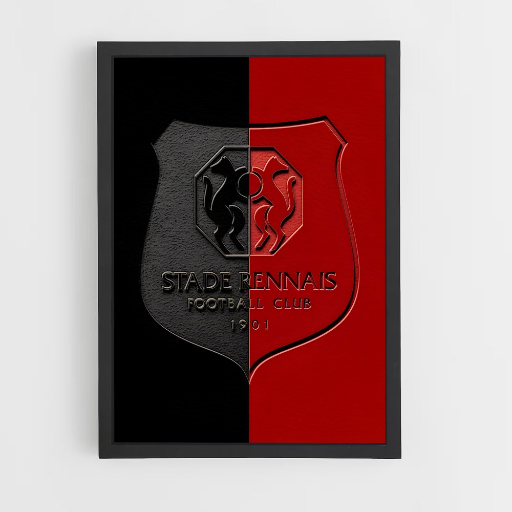 ap-stade rennais fc-3 cadre Noir