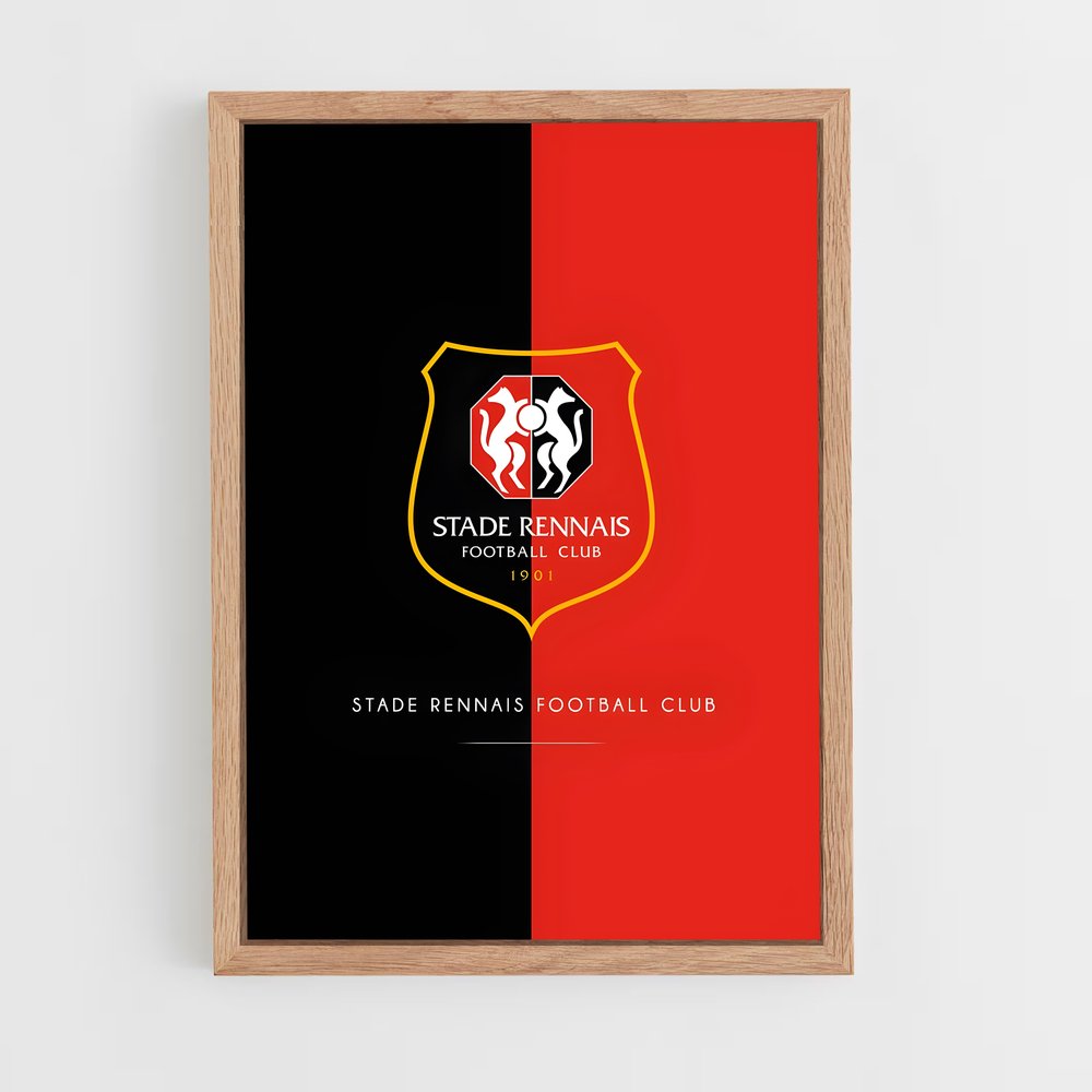 ap-stade rennais fc-9 cadre Bois clair