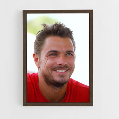 ap-stan wawrinka-8 cadre Bois foncé