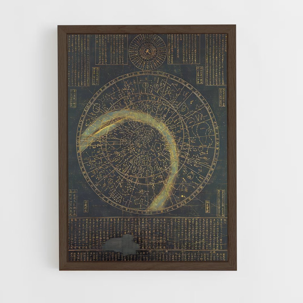 ap-star chart-1 cadre Bois foncé
