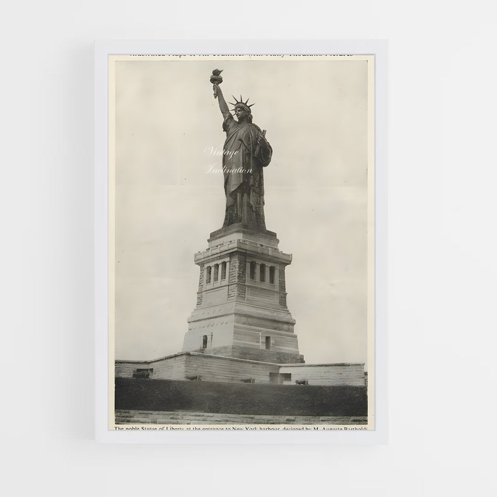 ap-statue of liberty-19 cadre Blanc