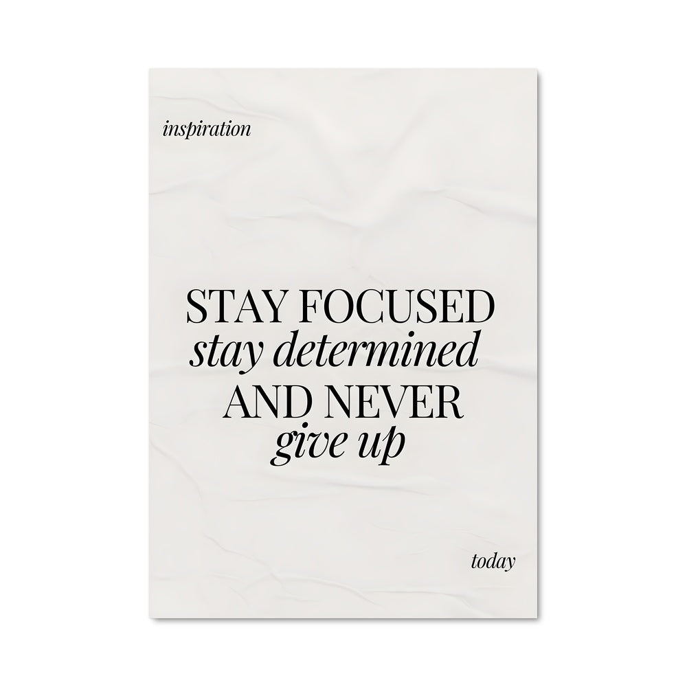 Poster Stay Inspired