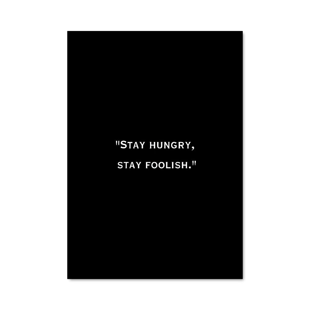Poster Stay hungry 26999