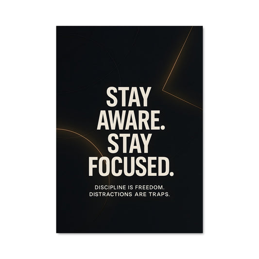 Poster Restez Focus