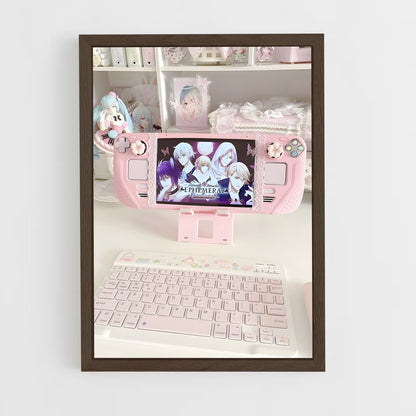 ap-steam deck-1 cadre Bois foncé