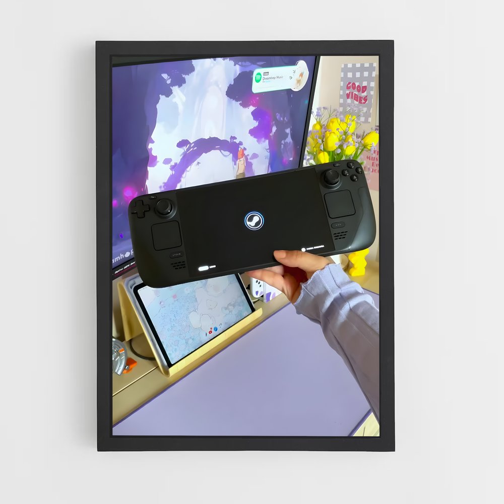 ap-steam deck-3 cadre Noir