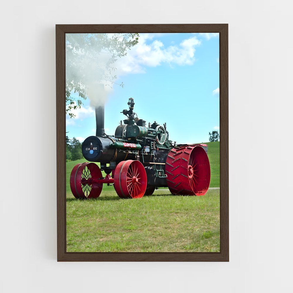 ap-steam tractor-1 cadre Bois foncé
