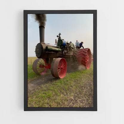 ap-steam tractor-5 cadre Noir