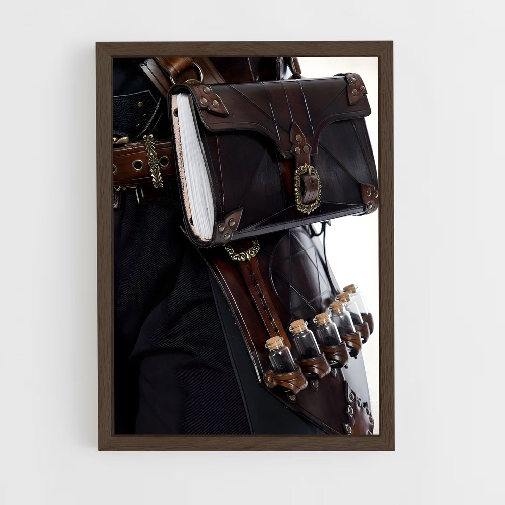 ap-steampunk larp-1 cadre Bois foncé