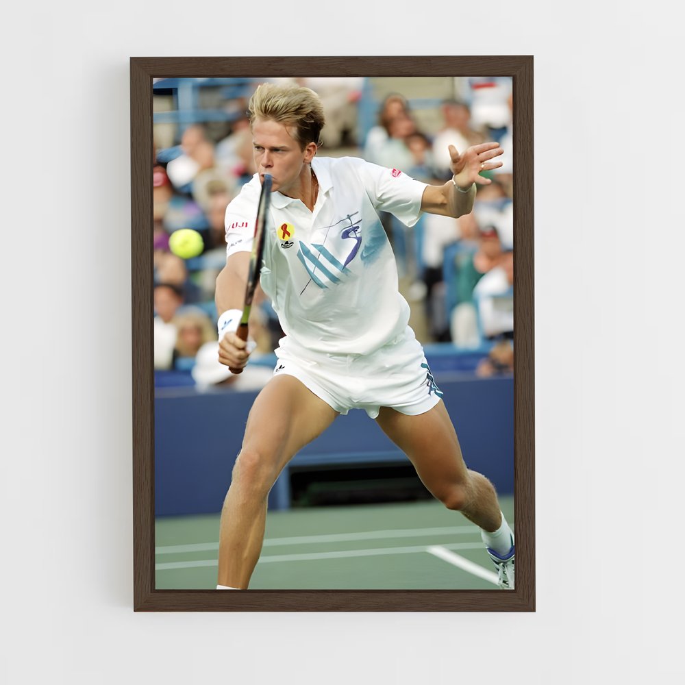 ap-stefan edberg-2 cadre Bois foncé