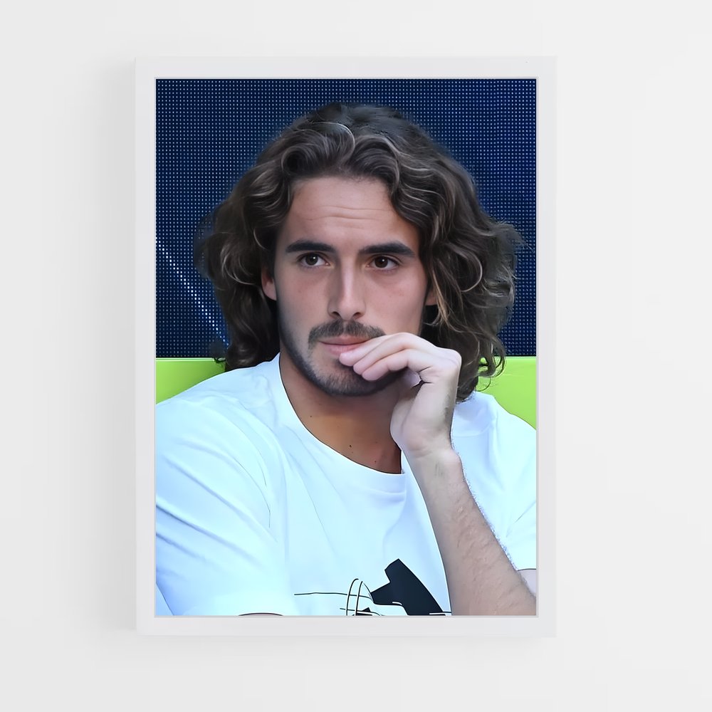 ap-stefanos tsitsipas-3 cadre Blanc