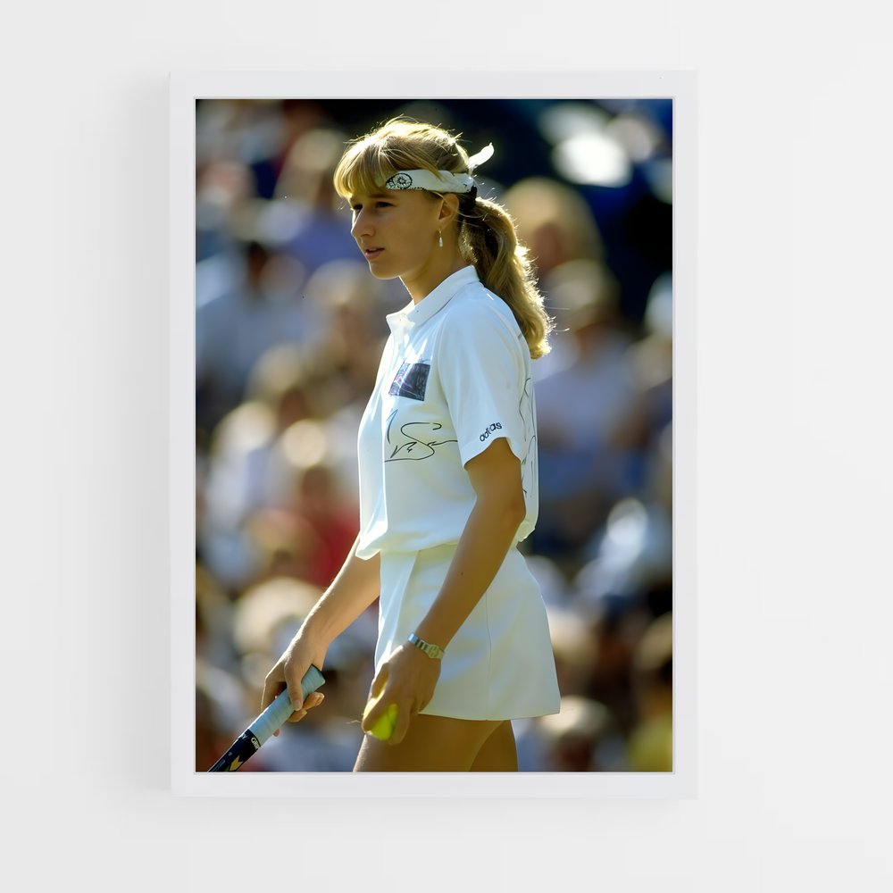 ap-steffi graf-1 cadre Blanc