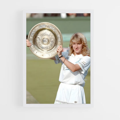 ap-steffi graf-4 cadre Blanc