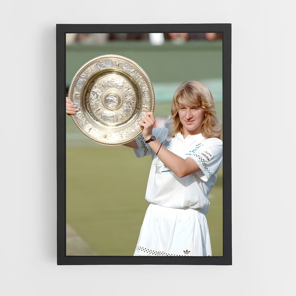 ap-steffi graf-4 cadre Noir