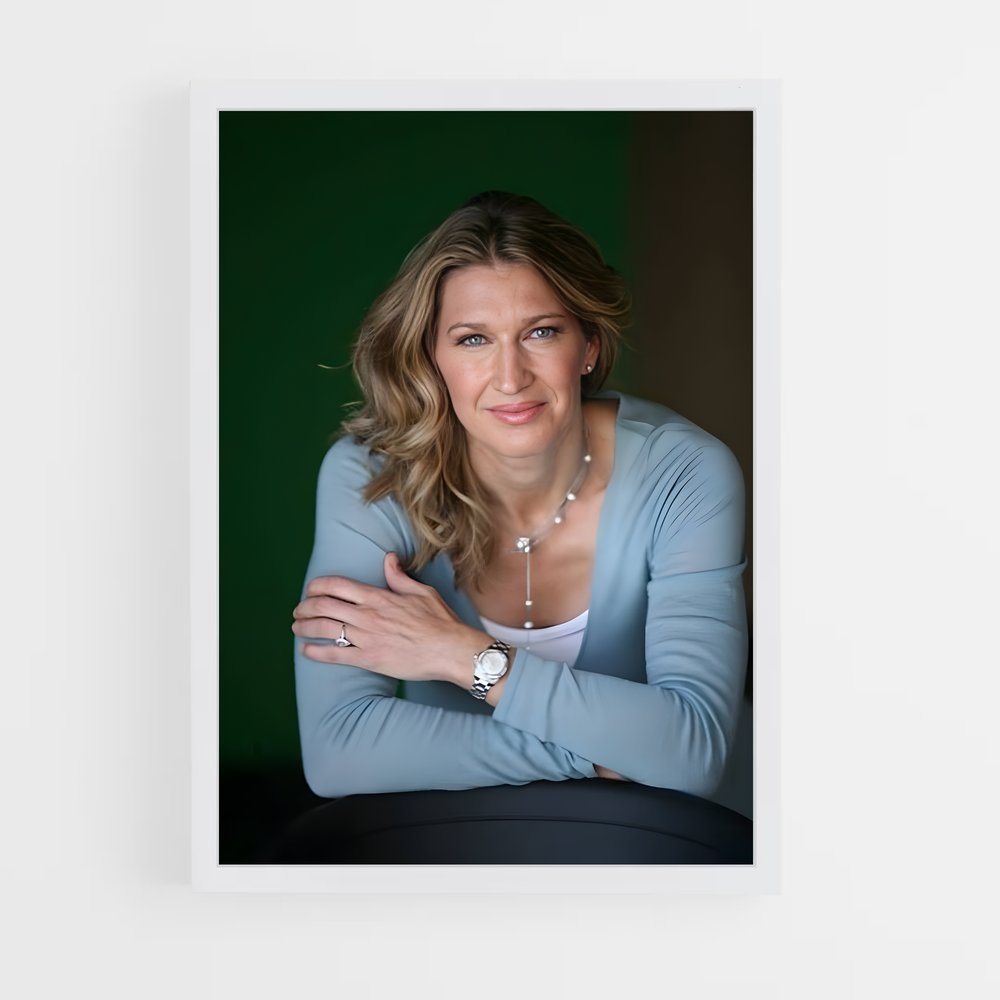 ap-steffi graf-7 cadre Blanc
