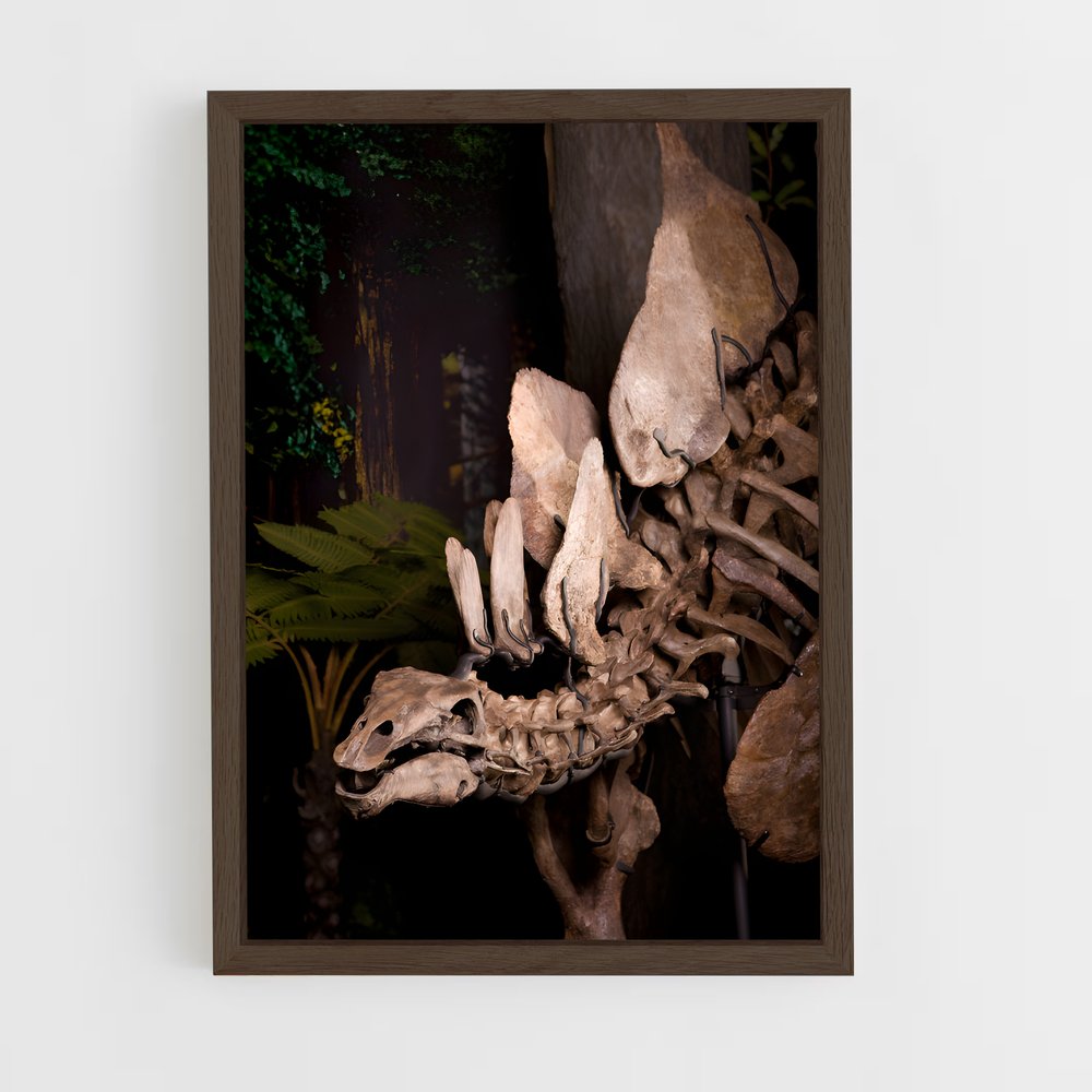 ap-stegosaurus-1 cadre Bois foncé