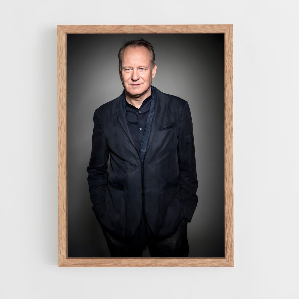 ap-stellan skarsgård-3 cadre Bois clair