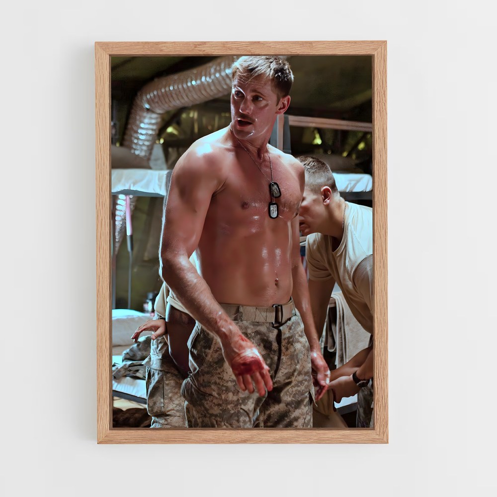 ap-stellan skarsgård-5 cadre Bois clair